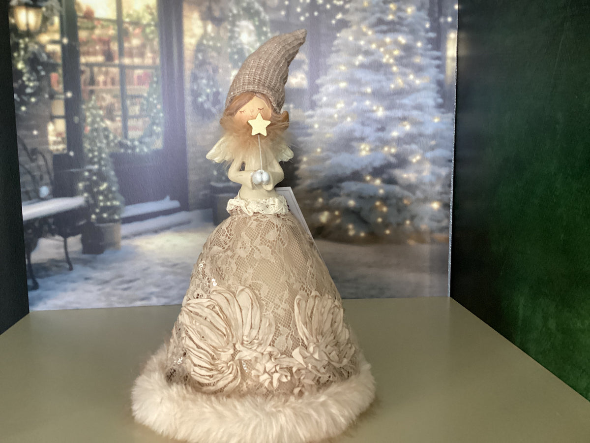 Cream dress Bella Lux doll