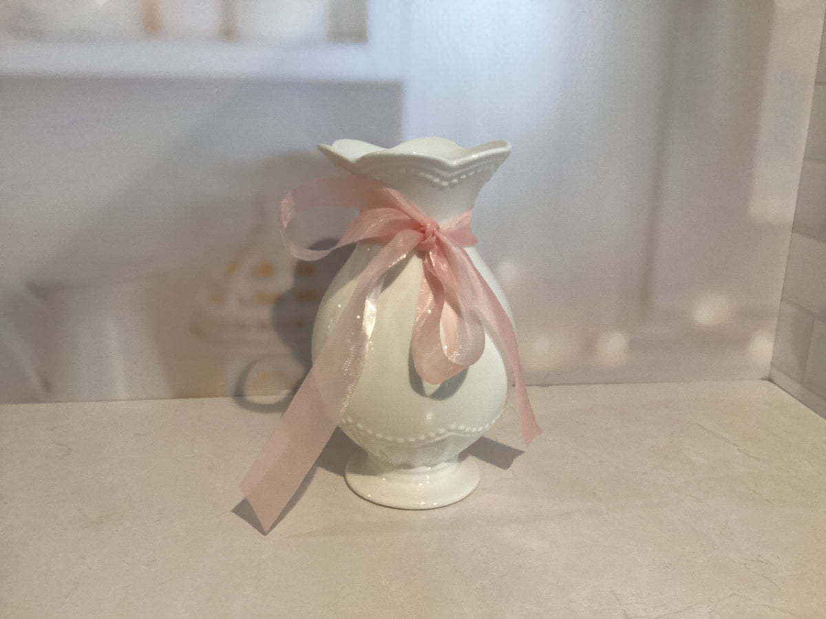 White Vintage Vase