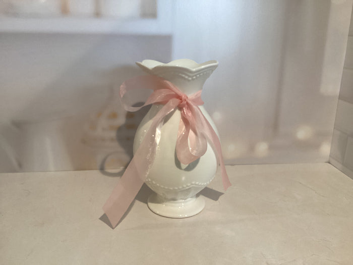 White Vintage Vase
