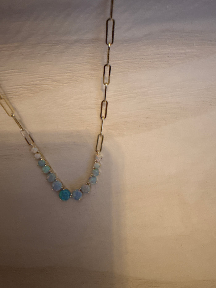 Samantha Tennis Ombré Necklace